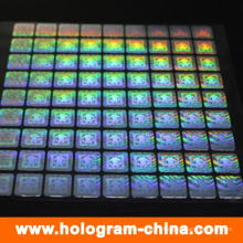 Autocollant hologramme laser anti-faux pour tissu